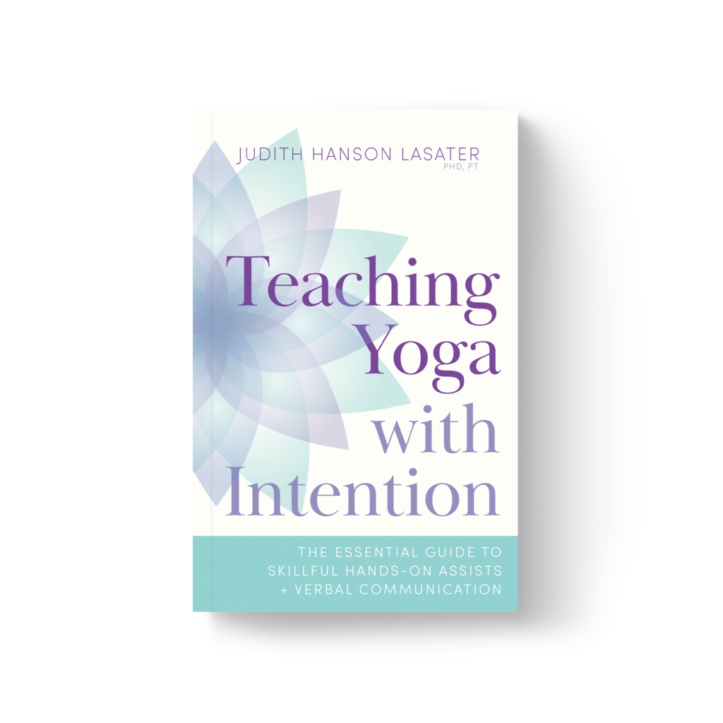 Book cover: Teaching Yoga with Intention